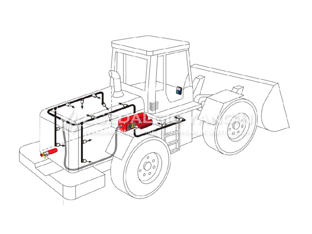 Motorlu Araçlar için Forrex Yangın Söndürme Sistemi - 20 lt